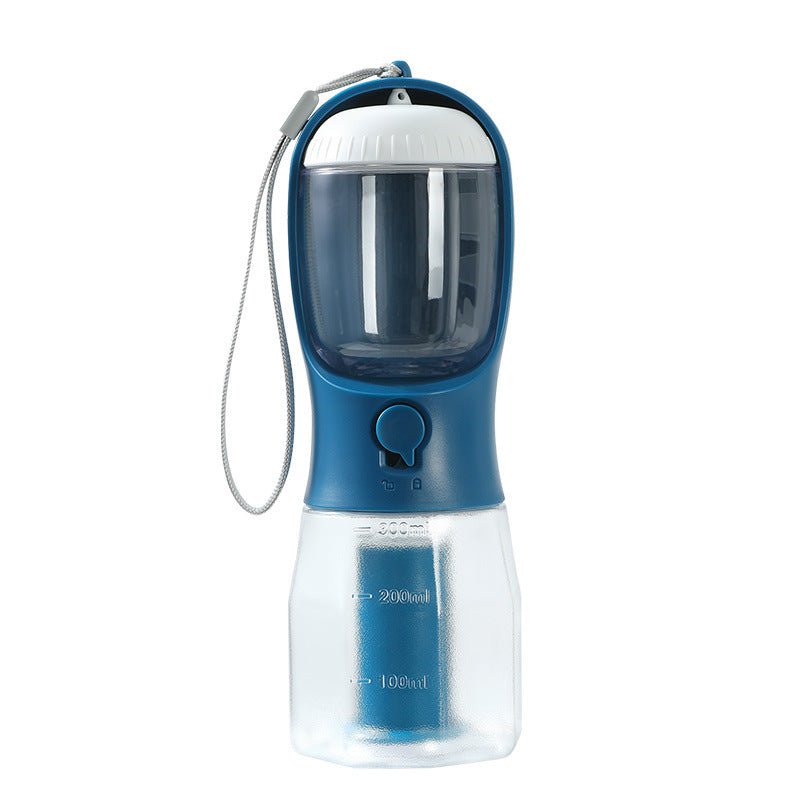 Fournitures pour animaux de compagnie Chien Tasse d'eau potable Sac à ordures Trois-en-un Portable Petites tasses multifonctionnelles pour animaux de compagnie