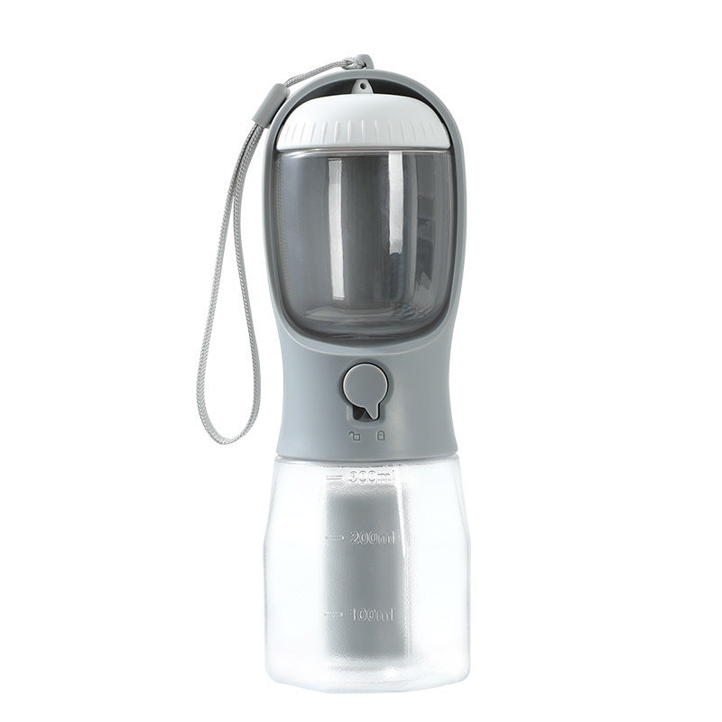 Fournitures pour animaux de compagnie Chien Tasse d'eau potable Sac à ordures Trois-en-un Portable Petites tasses multifonctionnelles pour animaux de compagnie