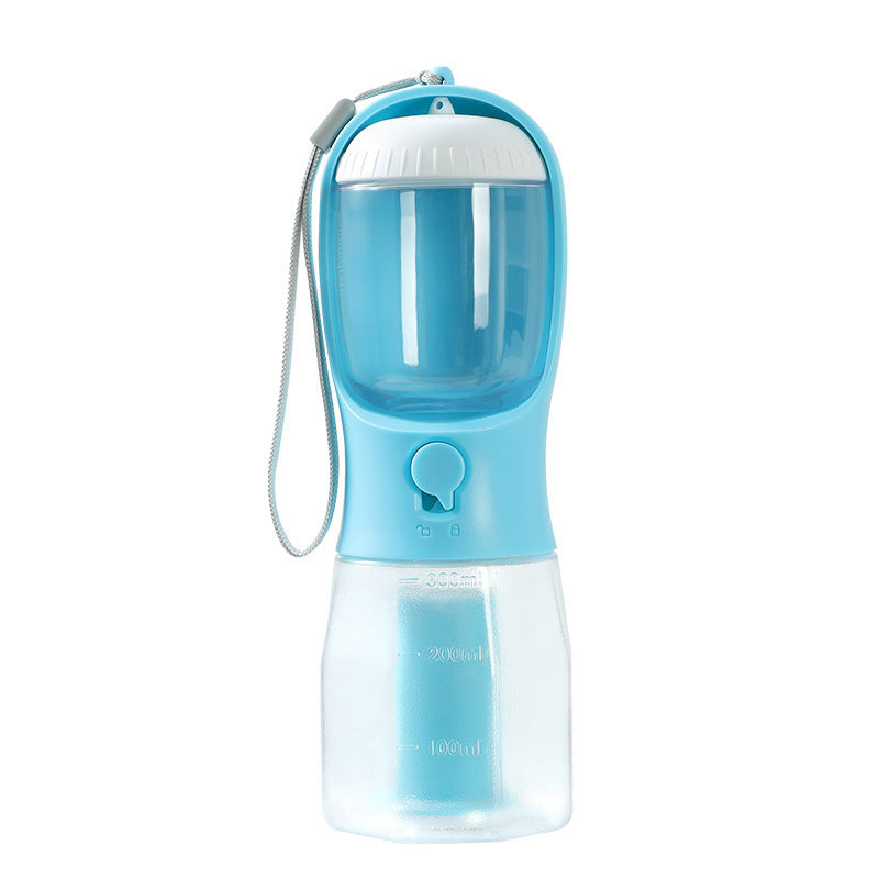 Fournitures pour animaux de compagnie Chien Tasse d'eau potable Sac à ordures Trois-en-un Portable Petites tasses multifonctionnelles pour animaux de compagnie