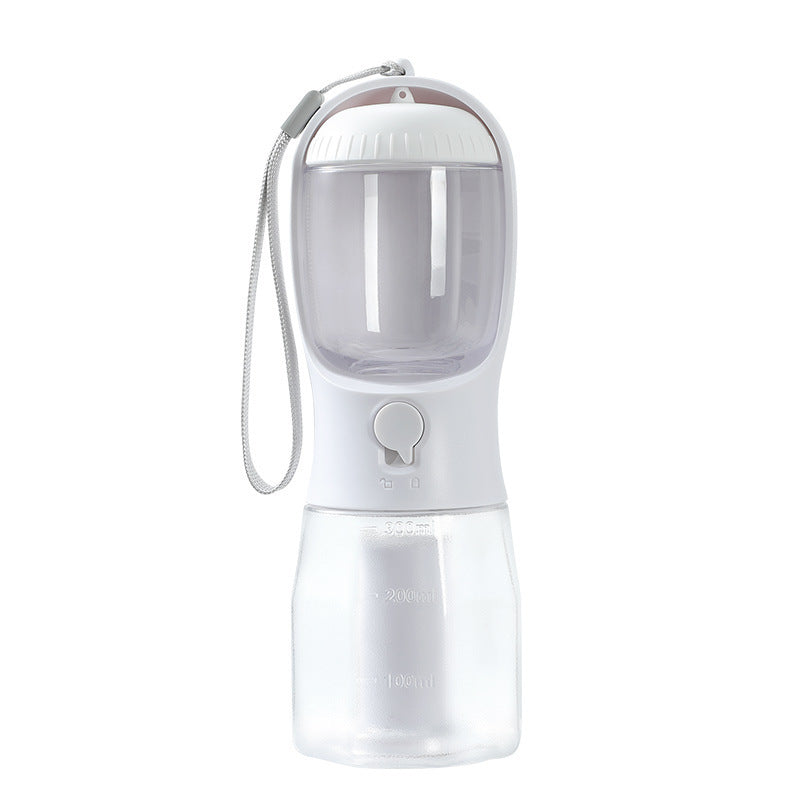 Fournitures pour animaux de compagnie Chien Tasse d'eau potable Sac à ordures Trois-en-un Portable Petites tasses multifonctionnelles pour animaux de compagnie
