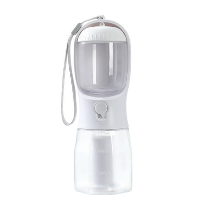 Fournitures pour animaux de compagnie Chien Tasse d'eau potable Sac à ordures Trois-en-un Portable Petites tasses multifonctionnelles pour animaux de compagnie